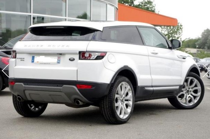 left hand drive LANDROVER RANGE ROVER EVOQUE (01/06/2012) -  